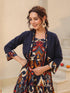 Women Ethnic Motifs Printed Pure Cotton Fit & Flare Midi Dress